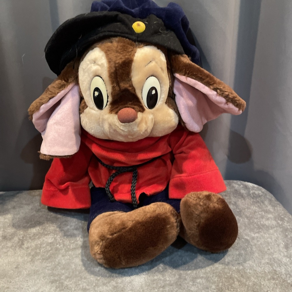 Fievel Mousekewitz Mouse American Tail Plush Large 22" Soft Vintage Sears 1986